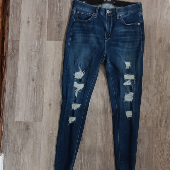 torrid Denim - Torrid Sky high skinny blue jeans